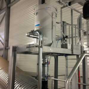 installation centralisée de nettoyage adventice silo adv 560