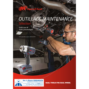 Sélection Mars – Juin 2018 – d’outillage de maintenance sans fil & pneumatique INGERSOLL RAND